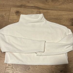 NWT xs velour mock neck sweater